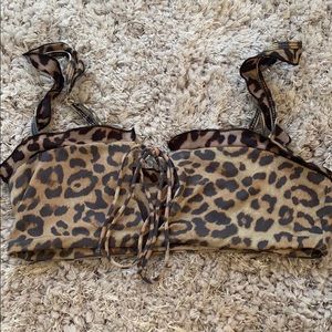 Frankies bikinis Mackenzie top - cheetah print